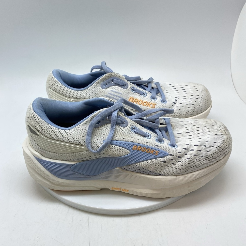 Brooks Sneakers Womens 8.5 Ghost Max 3 1204571B151 White Running Athletic Shoes